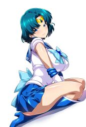 ai_generated ami_mizuno big_breasts bishoujo_senshi_sailor_moon clothing deko large_breasts sailor_mercury skirt white_background