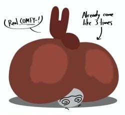 anon big_ass big_butt breathotter bunny buttcrush cocoa_the_bunny facesitting gay gay_sex oc rabbit sex tagme text thick_thighs thighs video