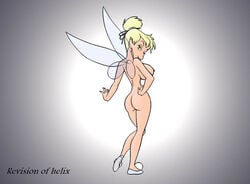 disney disney_fairies helix nipples peter_pan_(disney) solo tagme tinker_bell