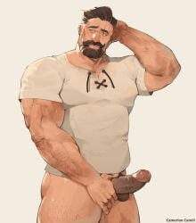 balls bara beard biceps big_balls big_penis daddy dilf disney erection king_frederic male male_only manly mature_male moustache muscular_male penis rcamerion tangled