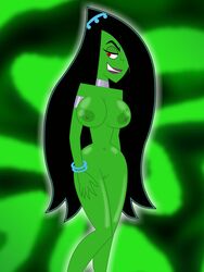 arabian danny_phantom desiree female_only green_skin lizardsharkragon solo solo_female tagme