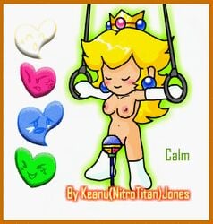 angry animated chibi female female_focus gif gloves happy human mario_(series) nintendo nitrotitan princess_peach rubbing rubbing_pussy smile super_princess_peach tears vibe_scepter