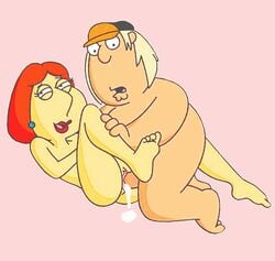 animated chris_griffin cum cum_inside family_guy female human incest lois_griffin male mother_and_son straight tagme