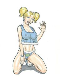 bubbles (powerpuff girls) from powerpuff girls by deuce