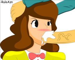 angry big_penis cum_in_mouth cum_inside cum_swallowing emmy_altava fellatio female hand_on_head hands_on_head level-5 luke_triton male oral professor_layton ruleazn straight tagme unseen_male_face