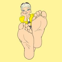 chloe_bourgeois feet femdom foot_fetish miraculous_ladybug