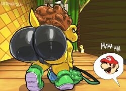 big_ass bubble_butt female huge_ass hyper_ass koopa mario mario_(series) paper_mario rule63 rule_63 thick_thighs uromatsu wide_hips