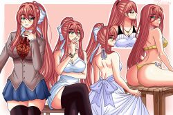 monika (doki doki literature club) from doki doki literature club by sxwillian