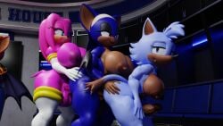 3d anthro big_breasts fan_character futa_on_futa futanari large_breasts oc rco810 sonic_(series) sonic_oc sonic_the_hedgehog_(series) threesome uncommontech