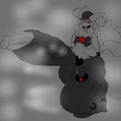 balls big_balls big_penis braixen huge_balls huge_cock hyper_penis lattemon lattemon_(character) male_only penis pokemon pokemon_(species) tagme team_rocket thick_thighs wide_hips