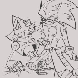 1boy anthro chaos_sonic furry handjob neo-metal robot robot_humanoid robotic sonic_(series) sonic_prime sonic_the_hedgehog sonic_the_hedgehog_(series) wires