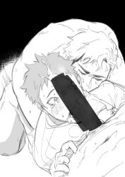 absurdres gay gay_anal gay_blowjob gay_domination gay_kissing gay_rimjob haikyuu!! highres hinata_shouyou male_only mugwo6666 muscular muscular_male shoyo_hinata yaoi