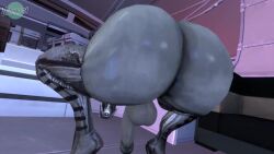 animated animation ass_focus big_ass big_ass_(male) big_butt geth huge_ass huge_butt legion_(mass_effect) male male_only mass_effect non-human notherneon robot tagme video