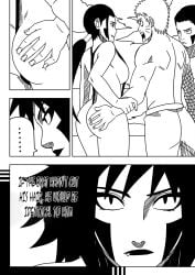 1milf 2boys 2girls arm_grab ass ass_grab assertive assertive_female beach being_watched big_ass bikini black_and_white breasts brother_and_sister comic dat_ass dialogue english_text female flirting grabbing_wrist inuzuka_hana inuzuka_kiba inuzuka_tsume lipstick looking_at_another looking_at_partner makeup male mature mature_female milf monochrome mother_and_daughter mother_and_son multiple_boys multiple_girls naruto naruto:_the_last naruto_(series) naruto_shippuden ninrubio older_sister_younger_brother one-piece_swimsuit outdoors ponytail revealing_swimsuit seducing sharp_teeth short_hair sideboob sister_and_brother's_friend sisterly_cuckold sling_bikini slingshot_swimsuit story swimsuit teasing tied_hair uzumaki_naruto watching