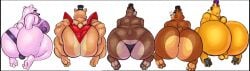 2024 5boys 5males anthro anthro_focus anthro_on_anthro anthro_only ass ass_focus balls big_ass big_butt butt_focus cotton_tail digital_drawing_(artwork) digital_media_(artwork) five_nights_at_freddy&#039;s five_nights_at_freddy&#039;s:_security_breach five_nights_at_freddy&#039;s:_sister_location five_nights_at_freddy&#039;s_2 fluffy_tail focus focus_on_ass fredbear_(fnaf) freddy_(fnaf) funtime_freddy_(fnafsl) furryonline1 glamrock_freddy_(fnaf) golden_freddy_(fnaf) headgear headwear male male/male/male/male/male male_anthro male_focus male_only nth6969 partially_clothed partially_clothed_male short_tail shoulder_pads testicles top_hat toy_freddy_(fnaf) underwear