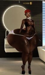 1boy 3d big_ass big_butt dark-skinned_femboy dark-skinned_male dark_skin fat_ass fat_butt femboy huge_ass imvu imvu_femboy male sissy solo