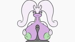 animated anthro breast_grab breast_play breast_squish breasts duo female generation_6_pokemon genitals goodra hand_on_breast hi_res humanoid_genitalia humanoid_penis interspecies male male/female nintendo nipples paizuri penis pokemon pokemon_(species) pokephilia punch_pubby sex squish tagme titfuck titjob