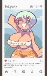 5_alguma_coisa art big_breasts big_butt brazilian_female breasts gordo gozaru instagram jamily_(5_alguma_coisa) poster seios