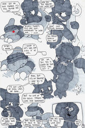 argon_vile banette charmeleon chocolate color comic comic_page dialog english_text erection fire flaccid furry gay interspecies male male_only multiple_males nintendo no_humans page_9 page_number penis pokemon speech_bubble spot_color tail tail_fire text white_background