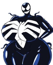 1female 1girls big_breasts breasts female female_only marvel marvel_comics momiji_(artist) she-venom solo solo_female spider-man_(series) tagme twitter_link venom_(marvel) voluptuous voluptuous_female