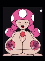 1boy 1girls beat_banger big_breasts closed_eyes facing_viewer handsfree_paizuri huge_breasts large_penis light-skinned_female light-skinned_male light_skin mario_(series) open_mouth paizuri pov shorter_than_30_seconds straight super_mario_bros. tagme toadette vertical_video video work_in_progress