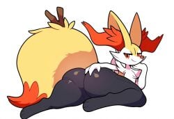 ai_assisted ass big_butt braixen female moxifloxi nintendo pokemon pokemon_(species) solo solo_female thighs