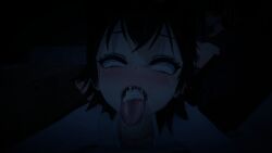 ahe_gao animated belle_(lifes_payback) big_penis blackmail blowjob blowjob_face catherine_(lifes_payback) cum_in_mouth drunk face_fucking female half_naked lifes_payback looking_at_partner night oral patreon tagme tongue_out video vinkawa