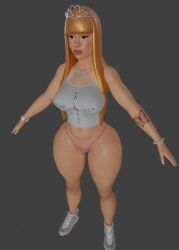 3d blender fortnite fortnite:_battle_royale ice_spice real_person scarecraw_ thong wip work_in_progress