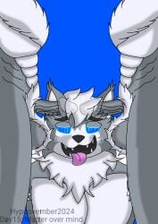 anthro bodily_fluids brainwashing canid canine canis ear_penetration fucked_silly group headless hi_res humanoid hypnosis hypnovember hypnovember2024 lenderednel male male/male mammal mind_break mind_control mindfuck muscular penetration ringed_eyes silly_face tongue tongue_out trio wolf