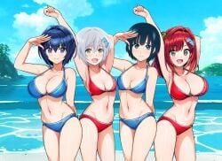 botan_nagatsuki dolphin_wave kikuchi_fuuka sakimiya_iruka tojou_michiru