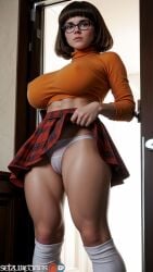 ai_generated scooby-doo scooby-doo_(series) upskirt velma_dinkley