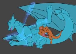 alonins_roseclaw animated blue_body blue_scales dragon european_mythology female frosti_(frostidragon) frostidragon impregnation looking_pleasured male male/female mythological_creature mythological_scalie mythology orange_body orange_scales penetration scales scalie size_difference vaginal_penetration western_dragon wyvern