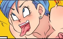 ahegao_face bulma_briefs color deep_penetration dragon_ball_super dragon_ball_z oolong orgasm rickert_kai