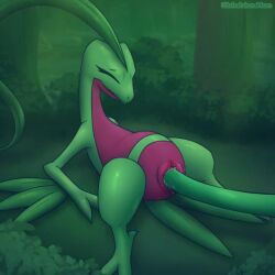 anthro anthro_penetrated blubluumon furry grovyle pokemon pokemon_(species) squirting tagme tentacle tentacle_rape thick_thighs vaginal_penetration video