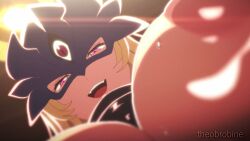 1boy 1girls animated beelstarmon censored digimon dirty_talk female femdom light-skinned_female light_skin male reverse_cowgirl_position smile sound tagme theobrobine unseen_male_face video voice_acted