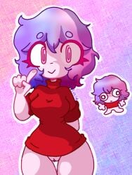 chibi fan_character girl love luci_star mushroom pussy