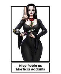 morticia addams (cosplay) from one piece by iury padilha