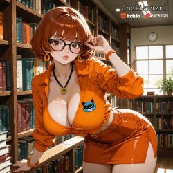 velma dinkley from scooby-doo by cookiewizrd