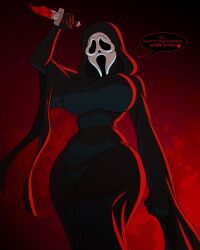 female ghostface from scream (franchise) by aeolus06