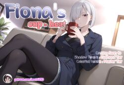 ai_generated coat expressionless fiona_frost short_hair silver_hair spy_x_family