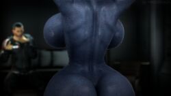 1boy 1boy1girl 1girls 3d alien alien_girl alien_humanoid alternate_breast_size arms_up asari ass ass_crack back back_muscles back_view backboob bedroom big_ass big_breasts big_butt black_hair blue-skinned_female blue_skin bolt_on_tits boobs_bigger_than_head breast_focus breast_implants breasts breasts_bigger_than_head breasts_focus brown_hair bubble_butt butt_crack child_bearing_hips clothed_male_nude_female commander_shepard completely_naked_female completely_nude_female curvaceous curvaceous_body curvaceous_female curvaceous_figure curvaceous_hips curvy curvy_body curvy_female curvy_figure curvy_hips dimples_of_venus enhanced_breasts enormous_breasts fake_breasts fat_ass female female_focus hands_up hips huge_boobs huge_breasts huge_butt human hyper_breasts indoors inside large_ass large_breasts liara_t'soni light-skinned_female long_hair looking_at_another looking_at_breasts male mass_effect mass_effect_2 mass_effect_3 massive_breasts muscles naked_female nude_female_clothed_male rear_view selfmindsources shiny shiny_skin silicone silicone_implants standing sweat sweaty sweaty_body thick thick_butt thumbs_up toned_back toned_female voluptuous voluptuous_female wide_hips