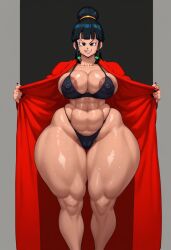 chichi from dragon ball by niduscharger