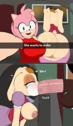 amy rose from sega by g3mma