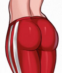 1boy ass ass_focus back_view fortnite pants ruby_(fortnite) sweatpants thick_thighs thighs unfinished