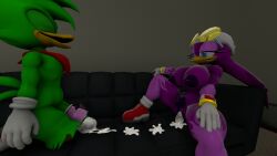 1boy 1girls after_sex bean_the_dynamite broken_condom cum_in_pussy female galestar01 male nude pussy sega sonic_(series) sonic_riders sonic_the_hedgehog_(series) swallow wave_the_swallow woodpecker