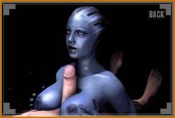 3d alien animated asari breasts camcorder camera female fugtrup gif large_breasts liara_t'soni male mass_effect paizuri source_filmmaker straight