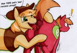 anal animal_genitalia animal_penis anus big_macintosh_(mlp) braeburn_(mlp) cutie_mark duo earth_pony equid equine equine_genitalia equine_penis feral friendship_is_magic genitals hasbro hi_res horse male male/male mammal my_little_pony open_mouth oral penis pony puffy_anus rimming rotten_owl sex simple_background tongue