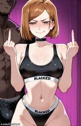 kugisaki nobara from blacked by cuckarrt (artist)