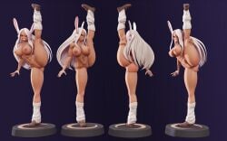 1girls 3d big_breasts breasts clothed clothing female female_focus female_only full_body looking_at_viewer my_hero_academia rumi_usagiyama smooth_skin solo solo_female tagme the-great-pipmax thick_thighs thighs