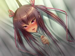 10s 2011 aoi_nagisa_(artist) black_lilith blush brown_hair female forced forced_exposure game_cg lilith-soft mizuki_yukikaze netorare open_mouth rape sex_slave slave stealth_sex sweat tagme taimanin_(series) taimanin_yukikaze tattoo tongue tongue_tattoo